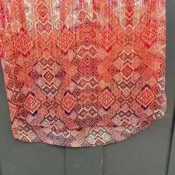 NYDJ Pintuck Floral Sleeveless Blouse Size Small - Picture 7 of 11